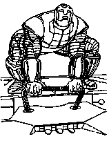 coloriage iron man arrache le couvercle